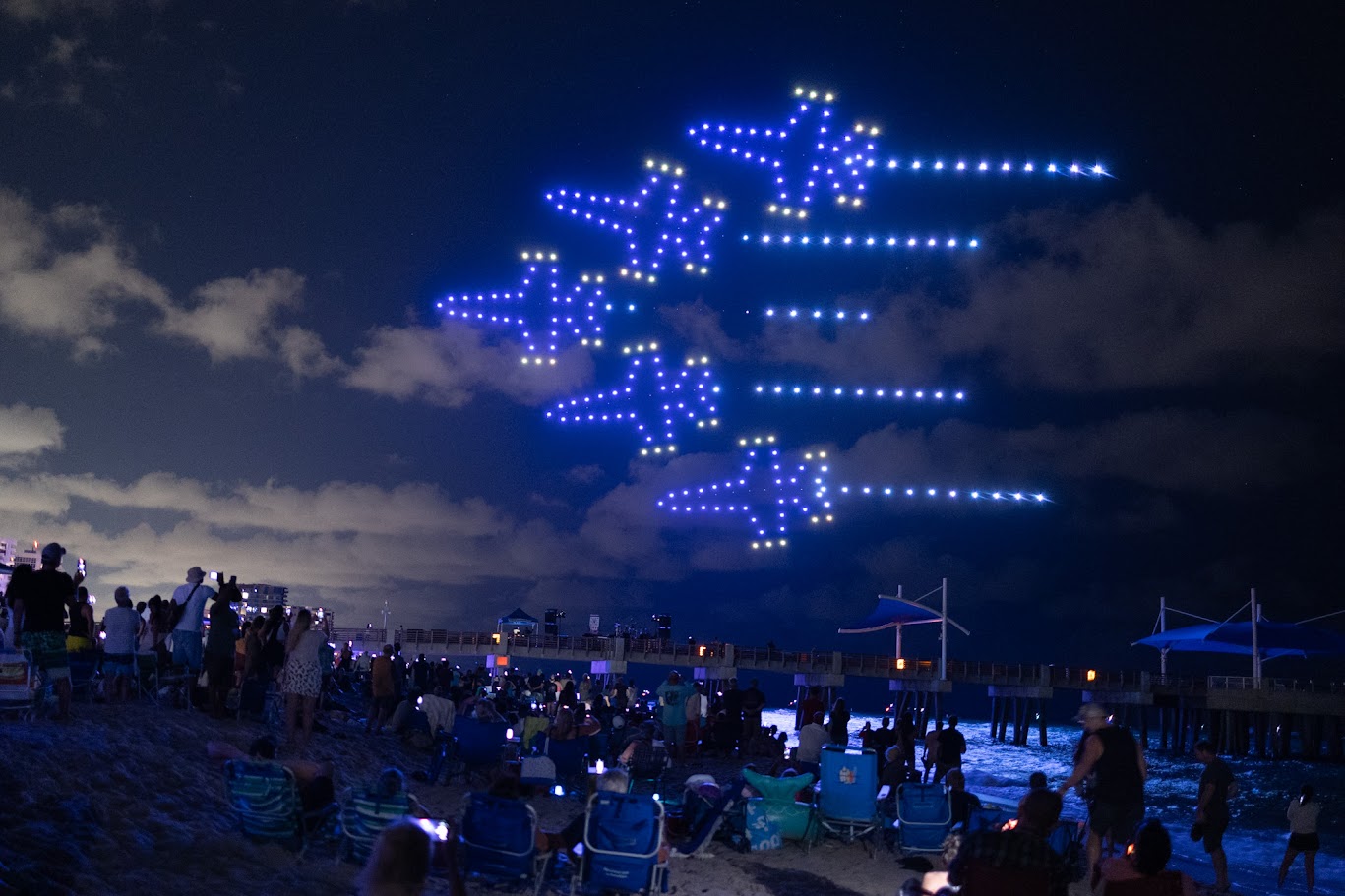 What Goes Into Creating a Custom July 4th Drone Show From Scratch?